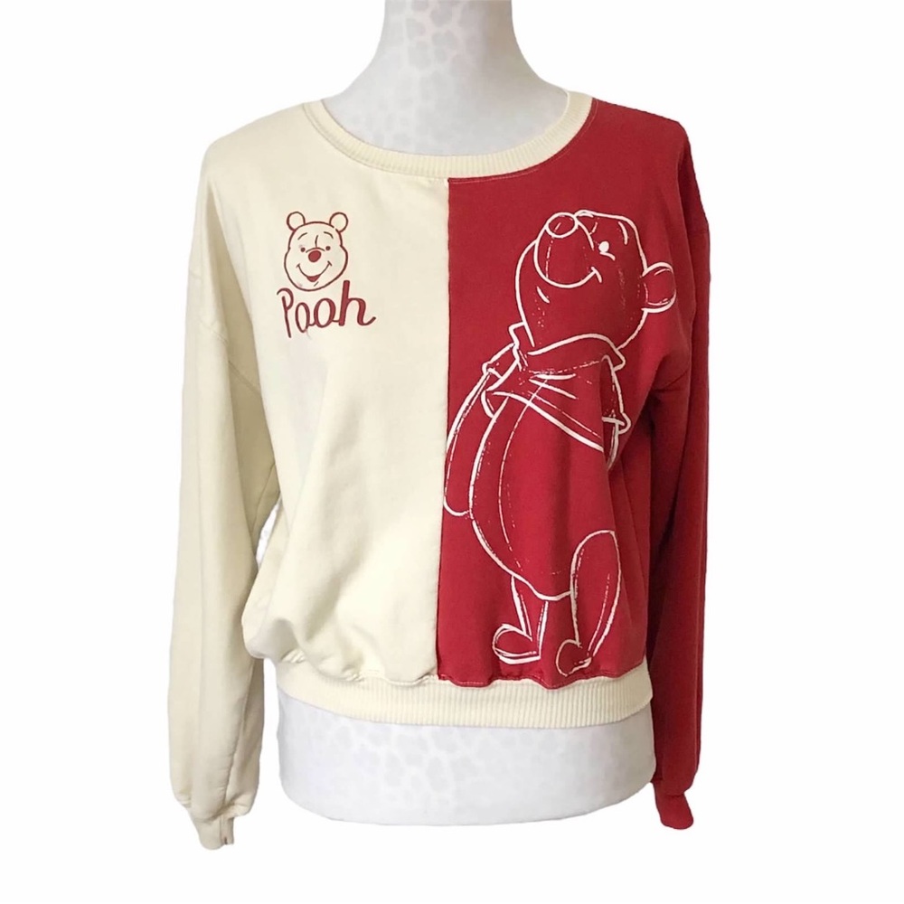 Disney Color Block Winnie the Pooh Sweatshirt - Picture 2 of 11